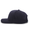 Cotton Poly Cap NAVY lside