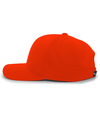 Cotton Poly Cap ORANGE lside