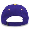 Cotton Poly Cap PURPLE/GOLD Back