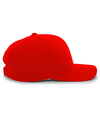Cotton Poly Cap RED rside