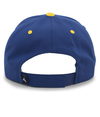 Cotton Poly Cap ROYAL/GOLD Back