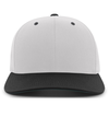 Cotton Poly Cap SILVER/BLACK Front