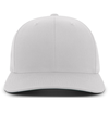 Cotton Poly Cap SILVER Front