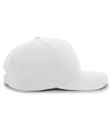 Cotton Poly Cap WHITE rside