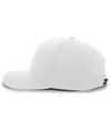 Cotton Poly Cap WHITE lside