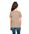 Youth Cotton T-Shirt TAN BACK