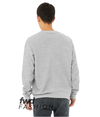 Unisex Sueded Sweatshirt ATHLETIC HEATHER Back
