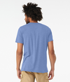 Unisex Triblend Tee SOLID BLUE TRIBLEND Back