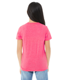 Youth Triblend Tee CHARITY PINK TRIBLEND Back