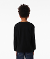 Youth Heavyweight Long Sleeve BLACK Back