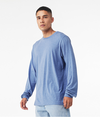 Unisex Triblend Long Sleeve BLUE TRIBLEND Side