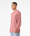 Unisex Triblend Long Sleeve MAUVE TRIBLEND Side