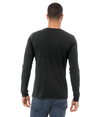 Unisex Triblend Long Sleeve CHARCOAL BLACK TRIBLEND Back