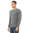 Unisex Triblend Long Sleeve GREY TRIBLEND Side