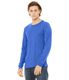 Unisex Triblend Long Sleeve TRUE ROYAL TRIBLEND Side