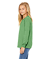 Youth Triblend Long Sleeve Tee GREEN TRIBLEND SIDE