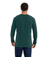 Cotton Long Sleeve T-Shirt FOREST GREEN BACK