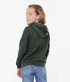 Youth Sponge Fleece Hoodie HEATHER FOREST Back