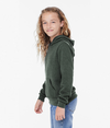 Youth Sponge Fleece Hoodie HEATHER FOREST Side