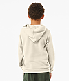 Youth Sponge Fleece Hoodie NATURAL Back