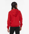 Youth Sponge Fleece Hoodie RED Back