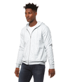 Unisex Sponge Fleece Zip Hood ASH Side