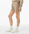 Womens Cut Off Sweatshort TAN Side