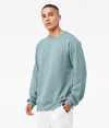 Unisex Crewneck Sweatshirt HEATHER BLUE LAGOON Side