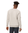Unisex Crewneck Sweatshirt HEATHER DUST Back