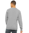 Unisex Crewneck Sweatshirt ATHLETIC HEATHER (90C/10P) Back