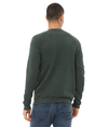 Unisex Crewneck Sweatshirt HEATHER FOREST Back