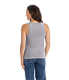 Womens Cotton Tank HEATHER GRAY (90C/10P) Back