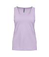 Womens Cotton Tank LAVENDER FrontOF