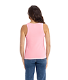 Womens Cotton Tank LIGHT PINK Back