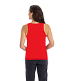 Womens Cotton Tank RED Back