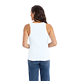 Womens Cotton Tank WHITE Back