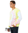 Unisex Tie Dye Sweatshirt RAINBOW PASTEL Side