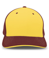 M2 Performance Flexfit GOLD/MAROON/MAROON Front