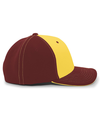 M2 Performance Flexfit GOLD/MAROON/MAROON rside