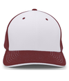 M2 Performance Flexfit SILVER/MAROON/MAROON Front