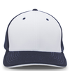 M2 Performance Flexfit WHITE/NAVY/NAVY Front