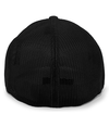 Trucker FlexFit Hat BLACK BACK