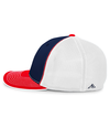 Trucker FlexFit Hat NAVY/WHITE/RED SIDE
