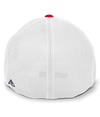 Trucker FlexFit Hat NAVY/WHITE/RED BACK