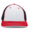 Trucker Pacflecx WHITE/BLACK/RED Front