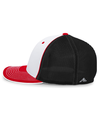 Trucker Pacflecx WHITE/BLACK/RED lside