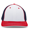 Trucker Pacflecx WHITE/NAVY/RED Front