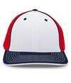 Trucker Pacflecx WHITE/RED/NAVY Front