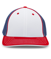 Trucker Pacflecx WHITE/ROYAL/RED Front