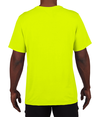 Performance Adult T-Shirt SAFETY GREEN Back